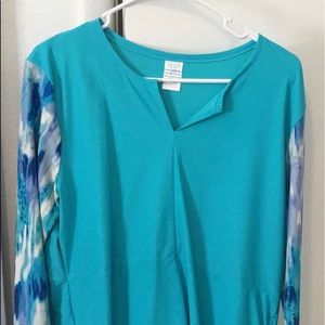 Women’s Time and Tru Swim Fishing Activewear Shirt